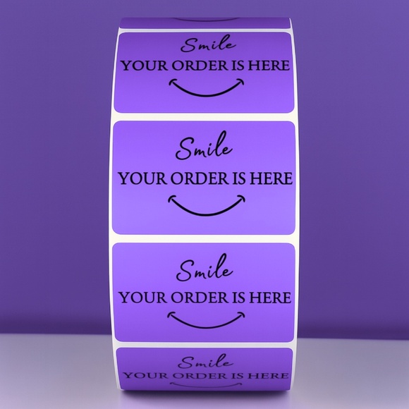 Smile Your Order Is Here Stickers Packaging Labels for Small Business THANK YOU - Picture 5 of 11